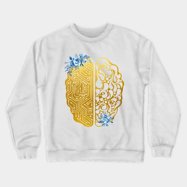 Artificial intelligence Crewneck Sweatshirt by erzebeth